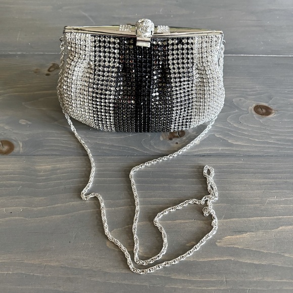 Pierre Balmain Stunning Rhinestone Evening Purse Clutch Made in Germany Bling - Picture 1 of 16